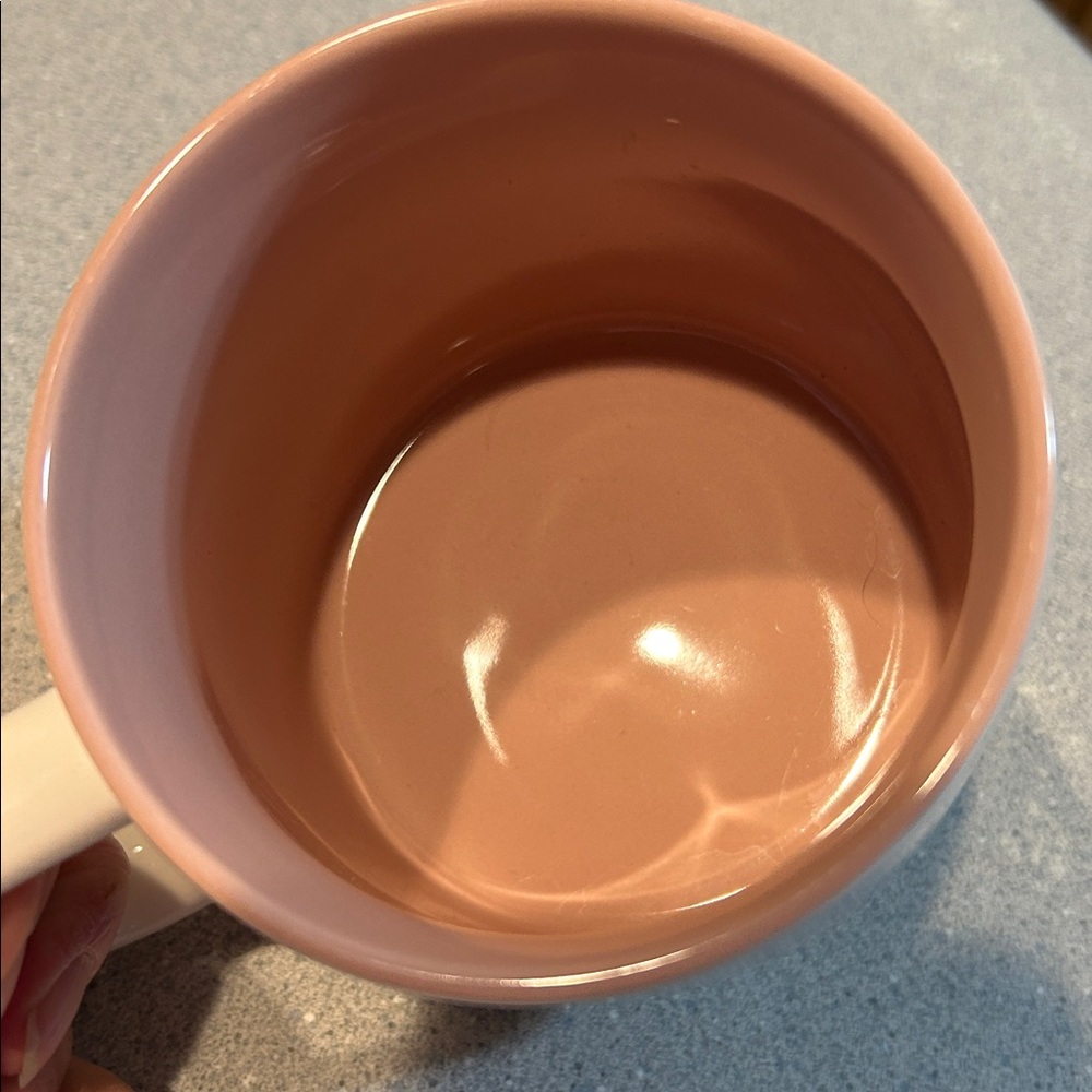 Threshold 20 oz White and Pink Mug with Quote “love ya, mean it” - Picture 4 of 4